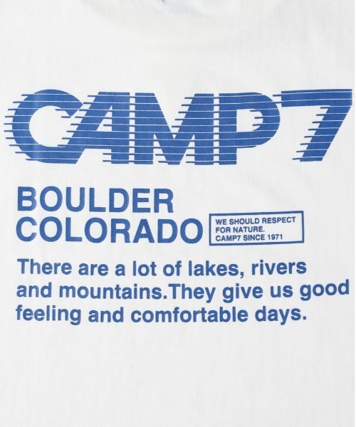 CAMP7（キャンプセブン）の「【CAMP7】バックプリントＴシャツ（Tシャツ/カットソー・キッズ・ホワイト/ダークグレー・130/140/150/160）」の6枚目の写真