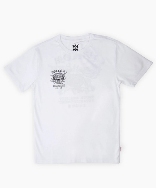 VOLCOM(ボルコム)の「【VOLCOM/ボルコム】Tokyo True Featured Artist YUSUKE TIGER Short Sleeve Tee/キッズバックプリント半袖Tシャツ(Tシャツ/カットソー・キッズ・ブラック/オレンジ/ホワイト・SMALL/MEDIUM/LARGE/X-LARGE)」の4枚目の写真