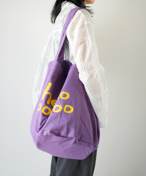 Port（ポート）の「【 Port / ポート 】 hello カラー ビッグ トートバッグ #（トートバッグ・レディース・レッド/ホワイト/オレンジ/ブルー/ブラック/パープル・FREE）」の17枚目の写真