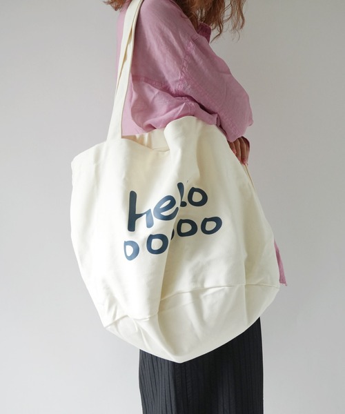 Port（ポート）の「【 Port / ポート 】 hello カラー ビッグ トートバッグ #（トートバッグ・レディース・レッド/ホワイト/オレンジ/ブルー/ブラック/パープル・FREE）」の18枚目の写真