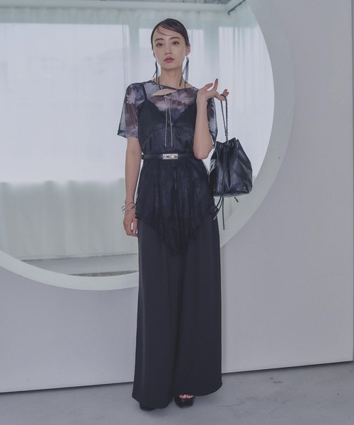 HARE（ハレ）の「キルティングキンチャクバッグ(HARE)（ショルダーバッグ・レディース・ブラック・FREE）」の18枚目の写真