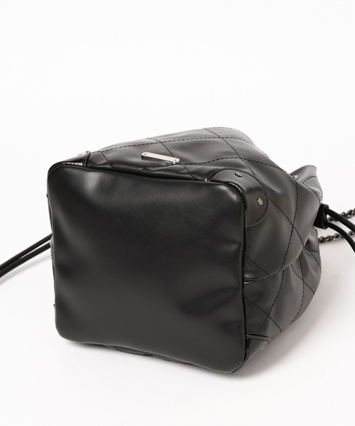 HARE（ハレ）の「キルティングキンチャクバッグ(HARE)（ショルダーバッグ・レディース・ブラック・FREE）」の14枚目の写真