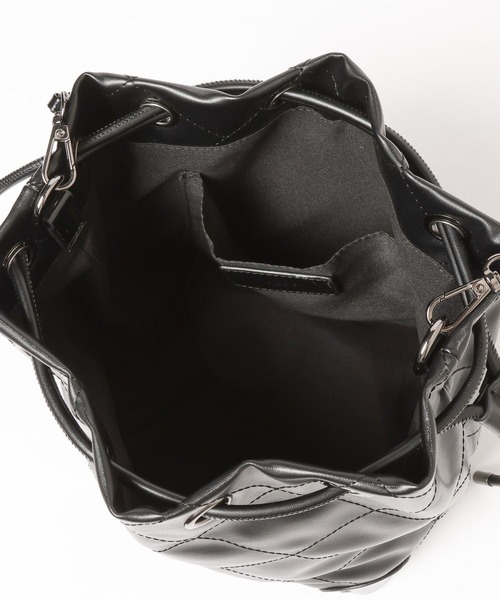HARE（ハレ）の「キルティングキンチャクバッグ(HARE)（ショルダーバッグ・レディース・ブラック・FREE）」の15枚目の写真