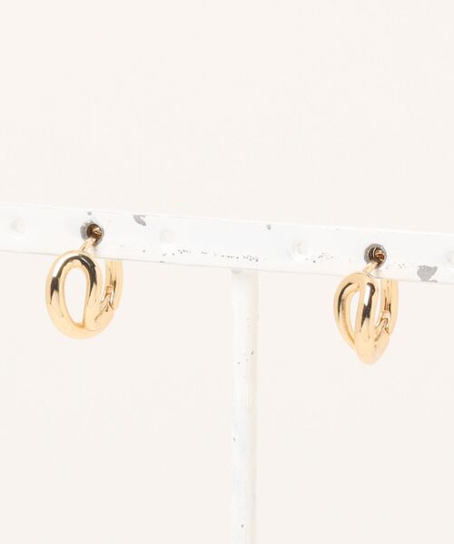 GOLDY(ゴールディ)の「【GOLDY】シンプルフープピアス 1250811※(ピアス(両耳用)・レディース・シルバー/ゴールド系その他/シルバー系1/ゴールド・FREE)」の3枚目の写真