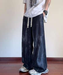 タイダイ柄薄手パンツ