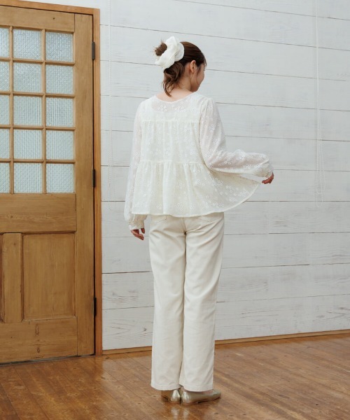 flower（フラワー）の「ビッグセーラーシュシュ（シュシュ・レディース・アイボリー/ブラック・FREE）」の16枚目の写真