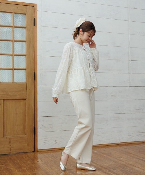 flower（フラワー）の「ビッグセーラーシュシュ（シュシュ・レディース・アイボリー/ブラック・FREE）」の15枚目の写真