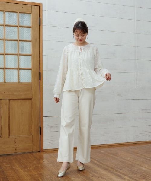 flower（フラワー）の「ビッグセーラーシュシュ（シュシュ・レディース・アイボリー/ブラック・FREE）」の14枚目の写真