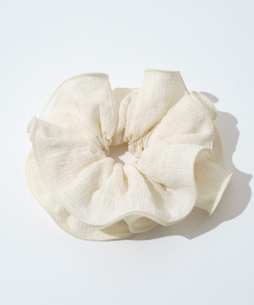 flower（フラワー）の「ビッグセーラーシュシュ（シュシュ・レディース・アイボリー/ブラック・FREE）」の8枚目の写真