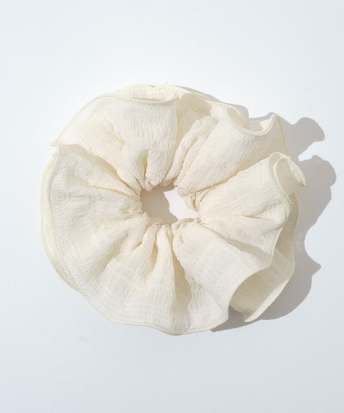 flower（フラワー）の「ビッグセーラーシュシュ（シュシュ・レディース・アイボリー/ブラック・FREE）」の7枚目の写真