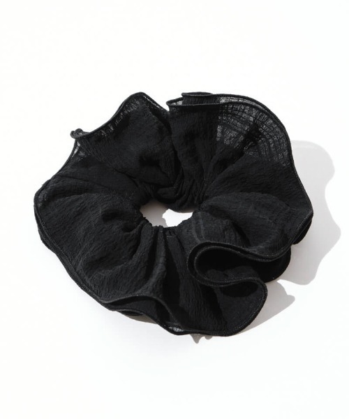 flower（フラワー）の「ビッグセーラーシュシュ（シュシュ・レディース・アイボリー/ブラック・FREE）」の5枚目の写真