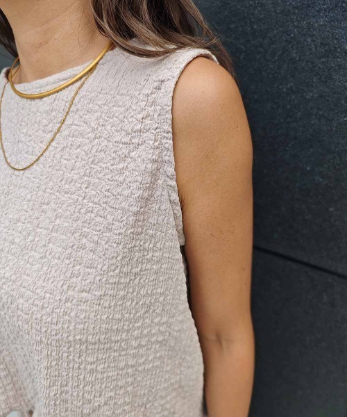 esutoreja(エストレジャ)の「リボンベストセットアップ(セットアップ・レディース・ピンク/ベージュ/ブラック・FREE)」の18枚目の写真