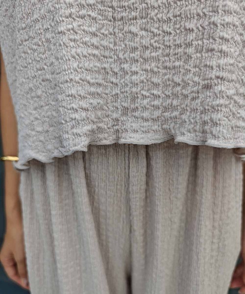 esutoreja(エストレジャ)の「リボンベストセットアップ(セットアップ・レディース・ピンク/ベージュ/ブラック・FREE)」の19枚目の写真