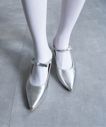 ストラップリボンヒールサンダル