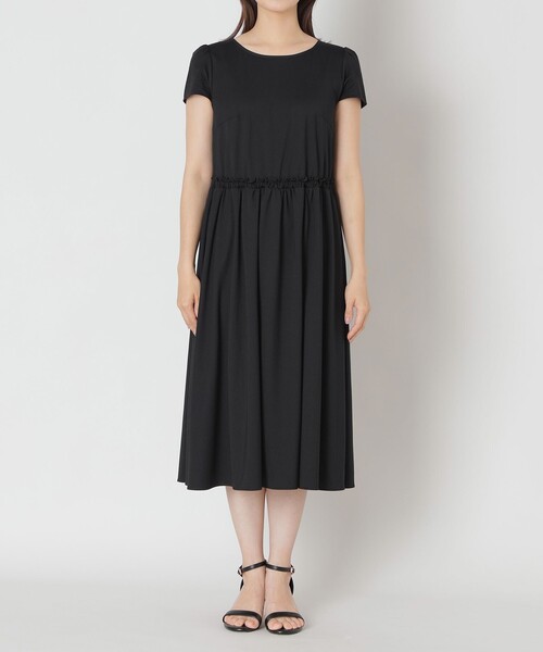 TO BE CHIC（トゥー ビー シック）の「マルチウェイ ジャージワンピース（ワンピース・レディース・ブラック・40/42）」の6枚目の写真