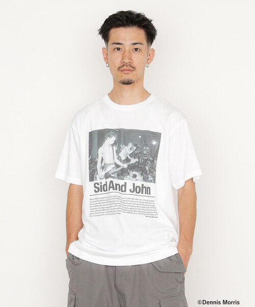 BEAMS（ビームス）の「【別注】Dennis Morris / Sid And John T-shirt（Tシャツ/カットソー・メンズ・ホワイト/ブラック・MEDIUM/LARGE/X-LARGE/XX-LARGE）」の8枚目の写真