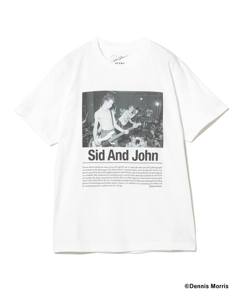 BEAMS（ビームス）の「【別注】Dennis Morris / Sid And John T-shirt（Tシャツ/カットソー・メンズ・ホワイト/ブラック・MEDIUM/LARGE/X-LARGE/XX-LARGE）」の9枚目の写真