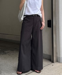 LBC（エルビーシー）の「リネン混ベイカーワイドパンツ（その他パンツ）」