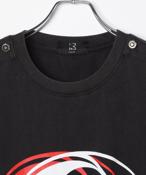 3.3 Field Trip （3.3フィールドトリップ）の「3.3 Field Trip／スタッズポイントＴ（Tシャツ/カットソー・メンズ・レッド/ブラック・LARGE/MEDIUM）」の16枚目の写真