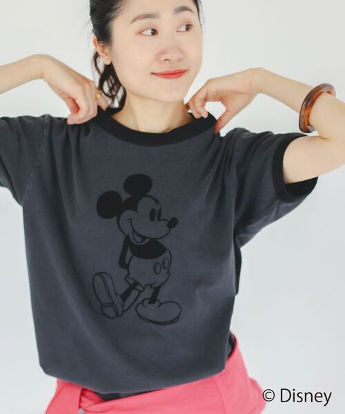 le.coeur blanc / ルクールブラン GOOD ROCK SPEED/MICKEY/リンガーTシャツ GOOD ROCK SPEED/MICKEY/リンガーTシャツ（Tシャツ/カットソー