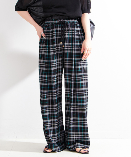 ダブルベルトチェックパンツ（その他パンツ）｜B.C STOCK（ベー