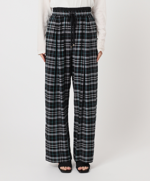B.C STOCK(ベーセーストック)の「ダブルベルトチェックパンツ(その他パンツ・レディース・ブラック/ブラウン・SMALL/MEDIUM)」の20枚目の写真