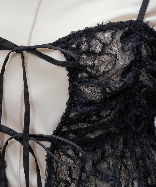 cloenc（クロエンス）の「【手洗い可】レースキャミソール（タンクトップ・レディース・ブラック系3/ホワイト系6・02）」の18枚目の写真