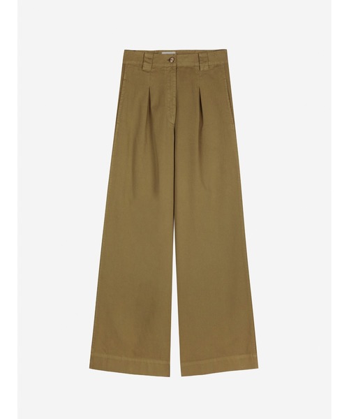 BOBO CHOSES（ボボショーズ）の「Pleated wide-leg pants（その他パンツ・レディース・カーキ・S/M/L/XL/XS）」の13枚目の写真