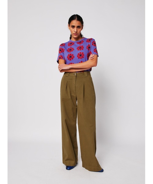 BOBO CHOSES（ボボショーズ）の「Pleated wide-leg pants（その他パンツ・レディース・カーキ・S/M/L/XL/XS）」の16枚目の写真