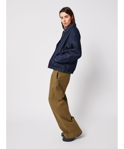 BOBO CHOSES（ボボショーズ）の「Pleated wide-leg pants（その他パンツ・レディース・カーキ・S/M/L/XL/XS）」の11枚目の写真