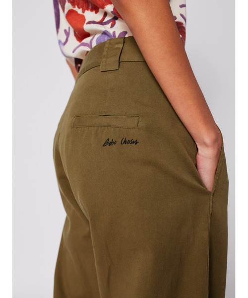 BOBO CHOSES（ボボショーズ）の「Pleated wide-leg pants（その他パンツ・レディース・カーキ・S/M/L/XL/XS）」の12枚目の写真