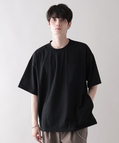 RAGEBLUE（レイジブルー）の「【MILLION DRY/ミリオンドライ】ドローストリング/オーバーサイズTシャツ（Tシャツ/カットソー・メンズ・ブラック/その他4/ネイビー・MEDIUM/LARGE）」の11枚目の写真