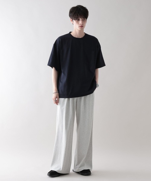 RAGEBLUE（レイジブルー）の「【MILLION DRY/ミリオンドライ】ドローストリング/オーバーサイズTシャツ（Tシャツ/カットソー・メンズ・ブラック/その他4/ネイビー・MEDIUM/LARGE）」の15枚目の写真