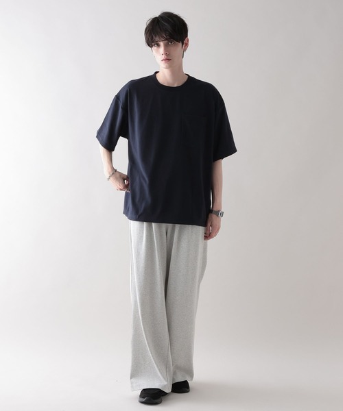 RAGEBLUE（レイジブルー）の「【MILLION DRY/ミリオンドライ】ドローストリング/オーバーサイズTシャツ（Tシャツ/カットソー・メンズ・ブラック/その他4/ネイビー・MEDIUM/LARGE）」の16枚目の写真