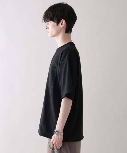 RAGEBLUE（レイジブルー）の「【MILLION DRY/ミリオンドライ】ドローストリング/オーバーサイズTシャツ（Tシャツ/カットソー・メンズ・ブラック/その他4/ネイビー・MEDIUM/LARGE）」の19枚目の写真