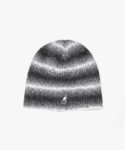 KANGOL(カンゴール)の「KANGOL HEATHERED 2-WAY BEANIE / カンゴール(ニットキャップ/ビーニー・レディース・インディゴブルー/グリーン/ブラック/ライトブラウン・ONE SIZE)」の8枚目の写真