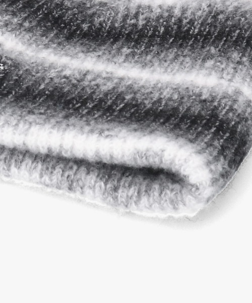 KANGOL(カンゴール)の「KANGOL HEATHERED 2-WAY BEANIE / カンゴール(ニットキャップ/ビーニー・レディース・インディゴブルー/グリーン/ブラック/ライトブラウン・ONE SIZE)」の12枚目の写真