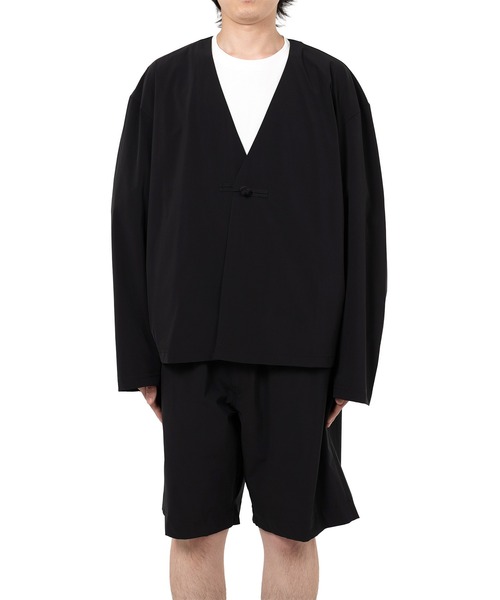 N.Hoolywood x Mendrill Collarless Jacket（ノーカラージャケット