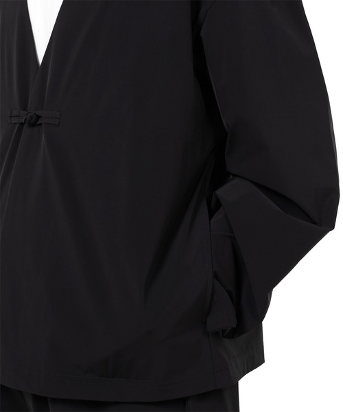 Mendrill(メンドリル)の「N.Hoolywood x Mendrill Collarless Jacket(ノーカラージャケット・メンズ・ブラック/ブルー/グレー・L/M/S)」の9枚目の写真