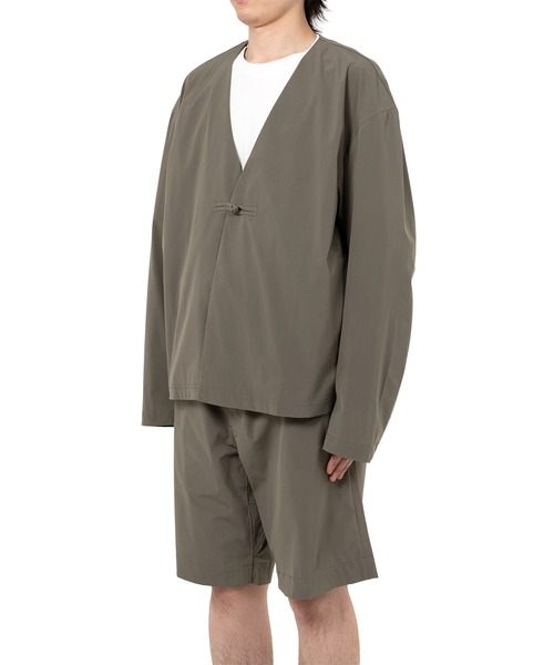 N.Hoolywood x Mendrill Collarless Jacket（ノーカラージャケット