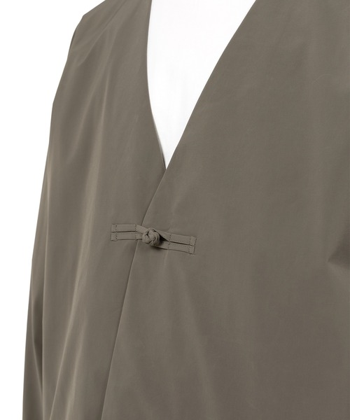 Mendrill(メンドリル)の「N.Hoolywood x Mendrill Collarless Jacket(ノーカラージャケット・メンズ・ブラック/ブルー/グレー・L/M/S)」の15枚目の写真
