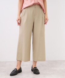 Reflect | 【お腹・腰周りすっきり見え◎】ストレッチワイドクロップドパンツ(その他パンツ)