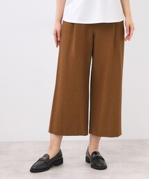 Reflect | 【お腹・腰周りすっきり見え◎】ストレッチワイドクロップドパンツ(その他パンツ)