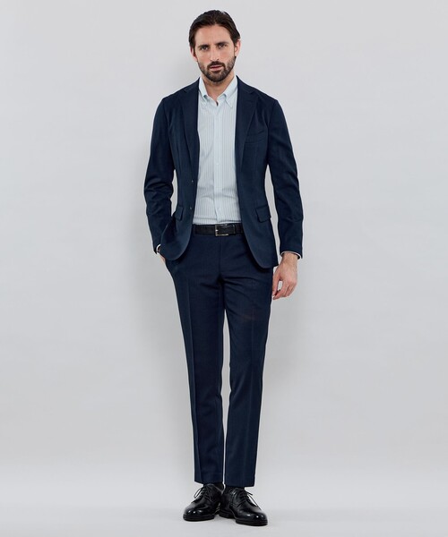 MACKINTOSH LONDON(マッキントッシュ ロンドン)の「【FLEX JERSEY】カラードストライプジャージーシャツ(シャツ/ブラウス・メンズ・ブルー/グリーン系その他5・XL/L/M/S)」の10枚目の写真
