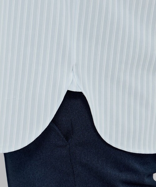 MACKINTOSH LONDON(マッキントッシュ ロンドン)の「【FLEX JERSEY】カラードストライプジャージーシャツ(シャツ/ブラウス・メンズ・ブルー/グリーン系その他5・XL/L/M/S)」の5枚目の写真