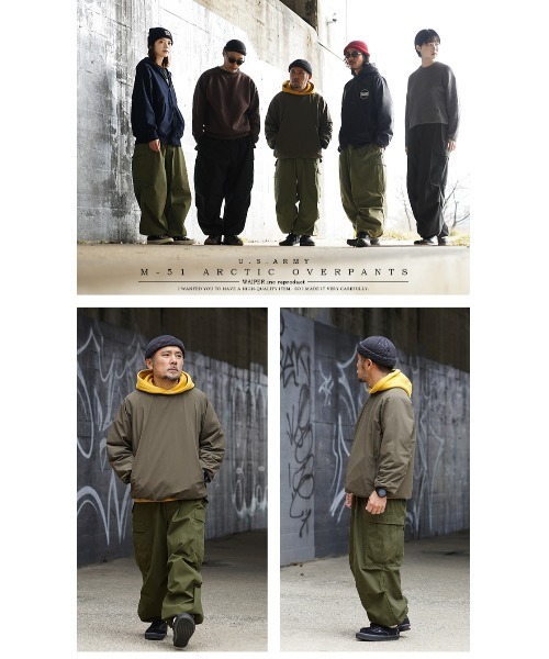 G*Y様 新品　米軍M-51 ARCTIC オーバーパンツ　ブラック　ワイパーW WAIPER.inc 米軍 M-51 ARCTIC オーバーパンツ【WP1081】（その他
