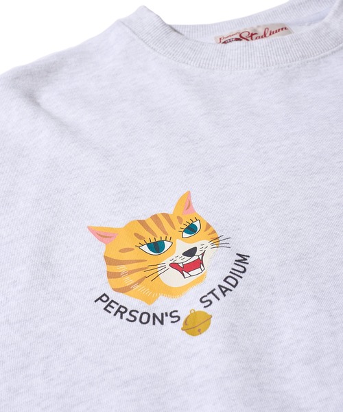 PERSON'S（パーソンズ）の「【PERSON’S STADIUM / パーソンズスタジアム】スーベニアCAT クルーネックスウェットプルオーバー（スウェット・レディース・オートミール/ネイビー/ブラック・MEDIUM/LARGE/X-LARGE）」の8枚目の写真