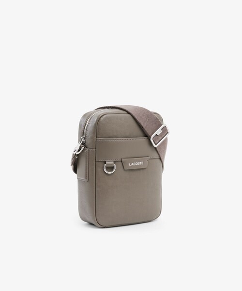 LACOSTE(ラコステ)の「オシアン レザーサッチェルバッグ(ショルダーバッグ・メンズ・ブラック/モスグリーン・FREE)」の21枚目の写真