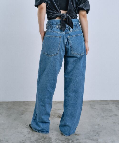 CODE A（コードエー）の「NEEDBY heritage｜KOH（デニムパンツ・レディース・ブルー系その他/ブラック・25/24/23）」の10枚目の写真