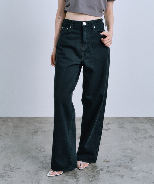 CODE A（コードエー）の「NEEDBY heritage｜KOH（デニムパンツ・レディース・ブルー系その他/ブラック・25/24/23）」の4枚目の写真